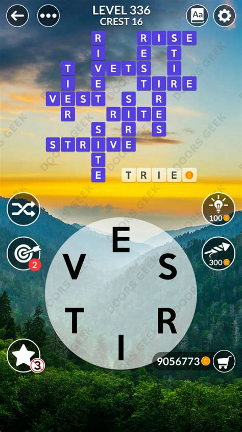 Game Rating And Publish Date 67. . Wordscapes puzzle 336